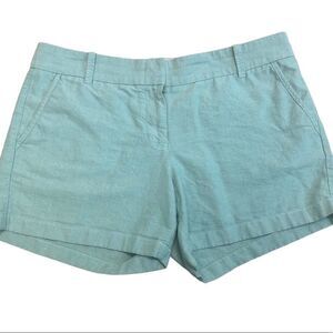 J. Crew light blue chino broken in shorts Sz 10